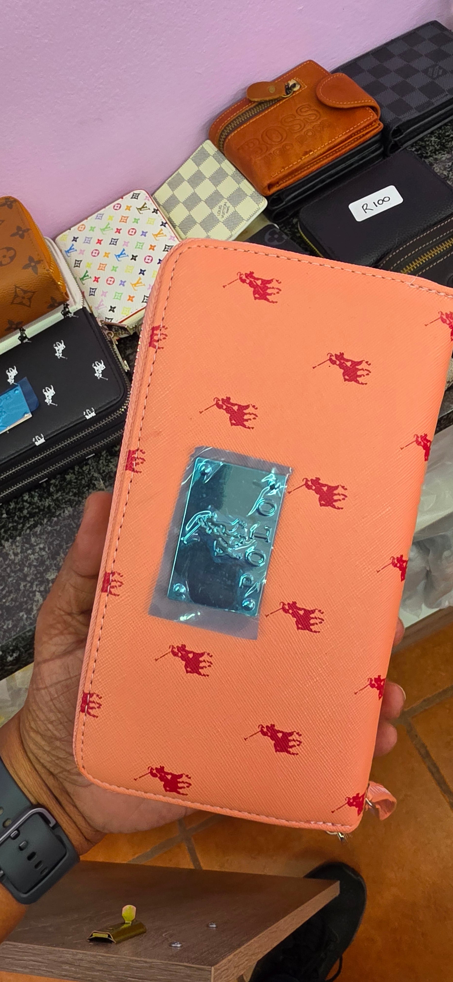 Polo wallet pink